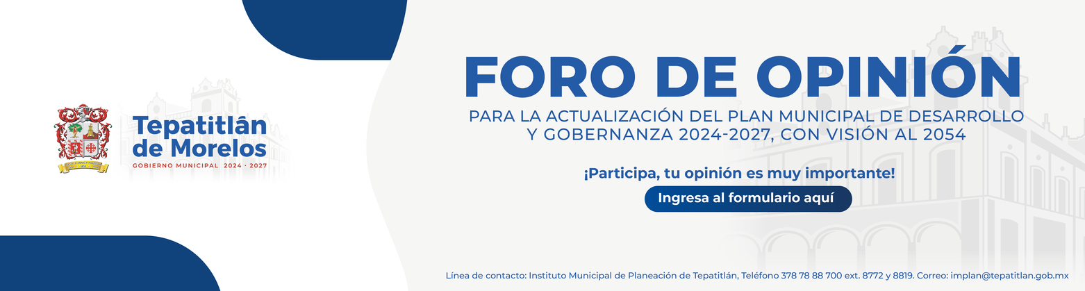 Plan Municipal de Desarrollo y Gobernanza