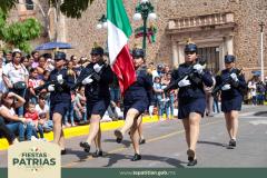 Desfile Cívico en conmemoración del 214 aniversario del inicio dela Guerra de Independencia