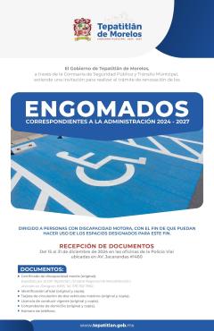 Campaña de renovación de engomados para vehículos que trasladan a personas con discapacidad