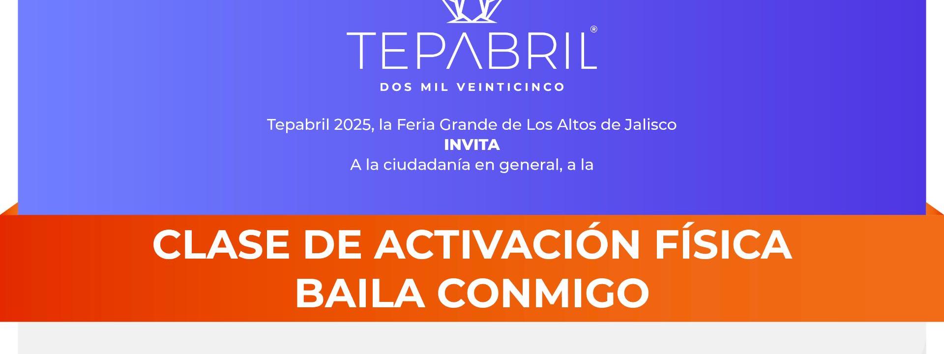 Convocatoria Clase de Activación Física “Baila Conmigo”