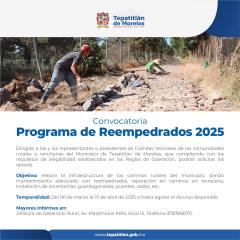 Convocatoria y Reglas de Operación “Programa Reempedrados 2025”