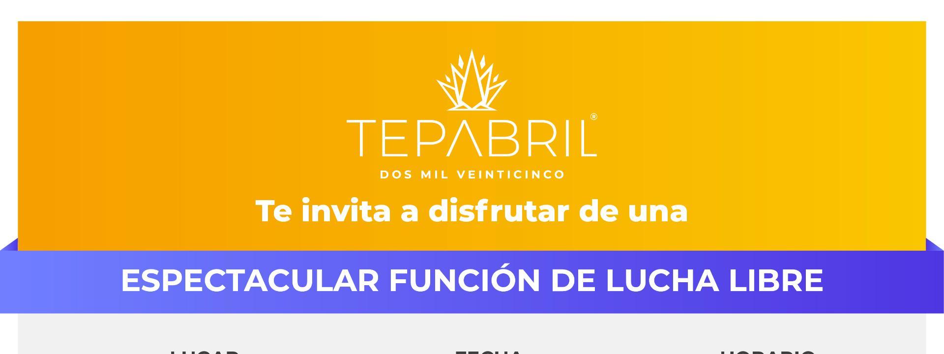 Espectacular función de Lucha Libre Tepabril 2025