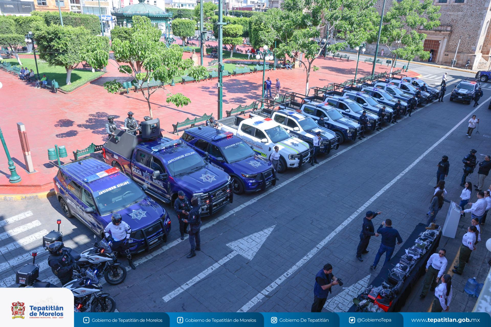 Gobierno de Tepatitlán entrega unidades y equipo para reforzar la protección ciudadana